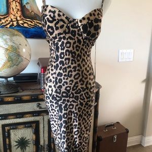 Fitted Leppard Dress